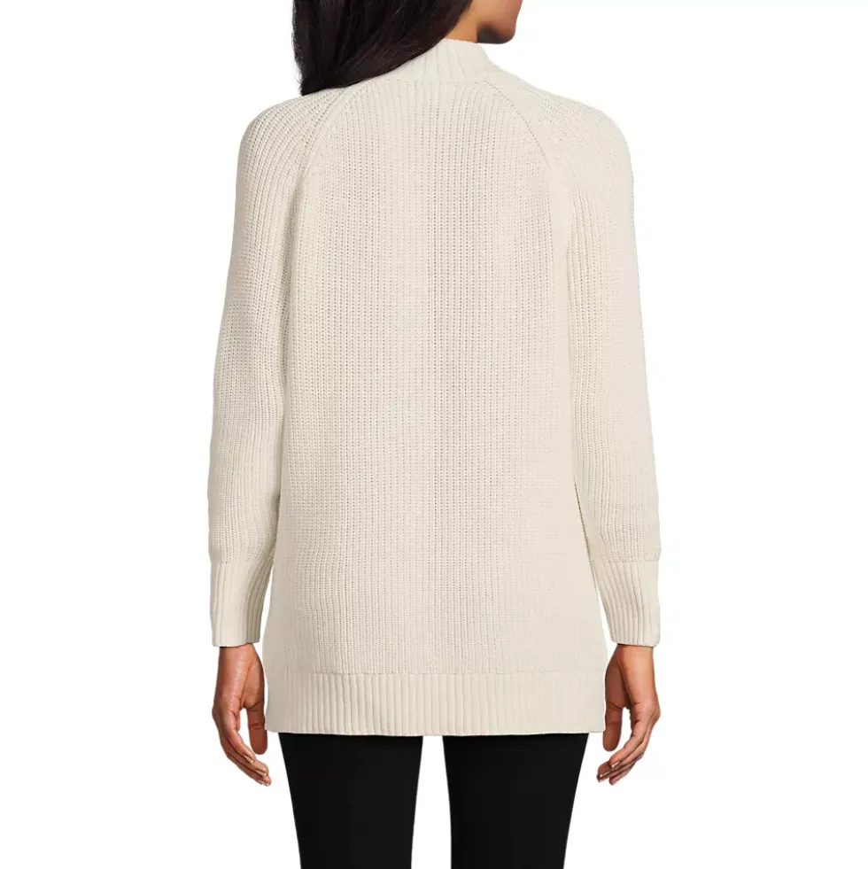 Women's Drifter Shaker Easy Fit Mock Neck Tunic Sweater