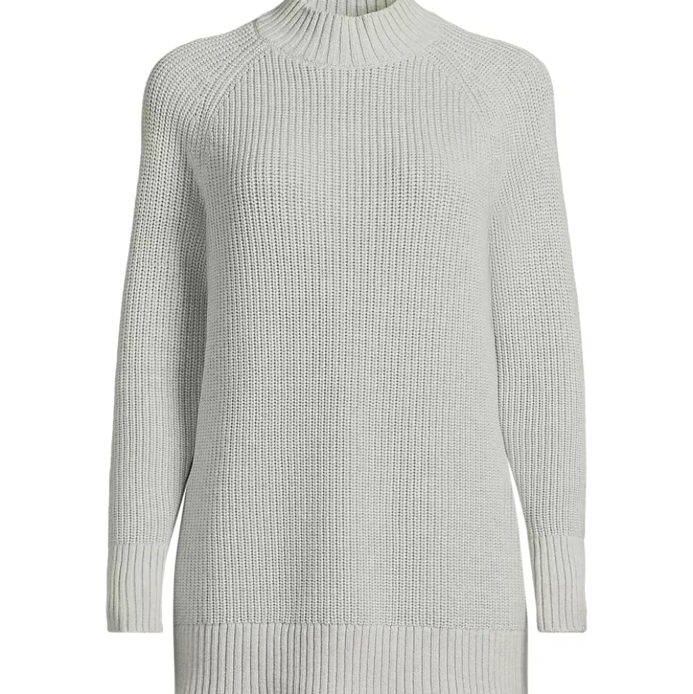 Women's Drifter Shaker Easy Fit Mock Neck Tunic Sweater
