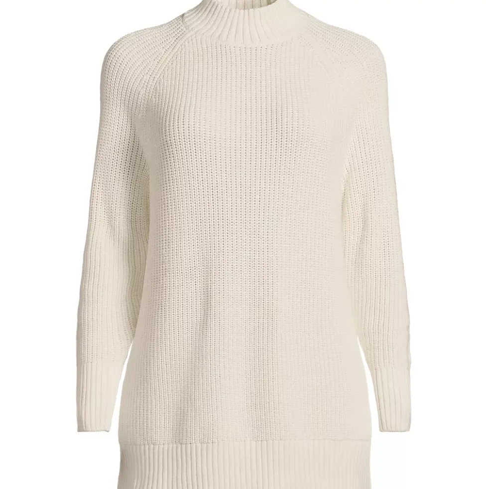 Women's Drifter Shaker Easy Fit Mock Neck Tunic Sweater