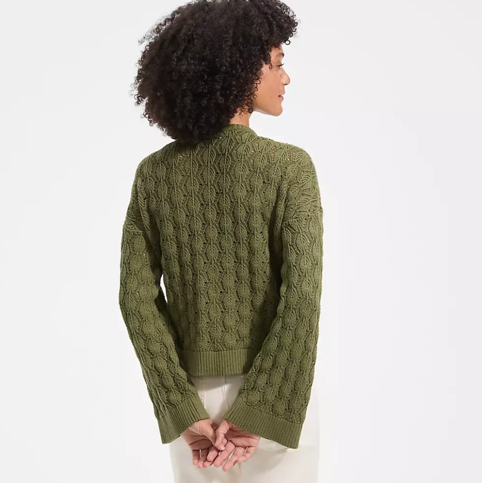 Women's Drifter Tie Notch Neck Sweater