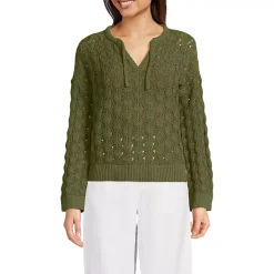 Women's Drifter Tie Notch Neck Sweater