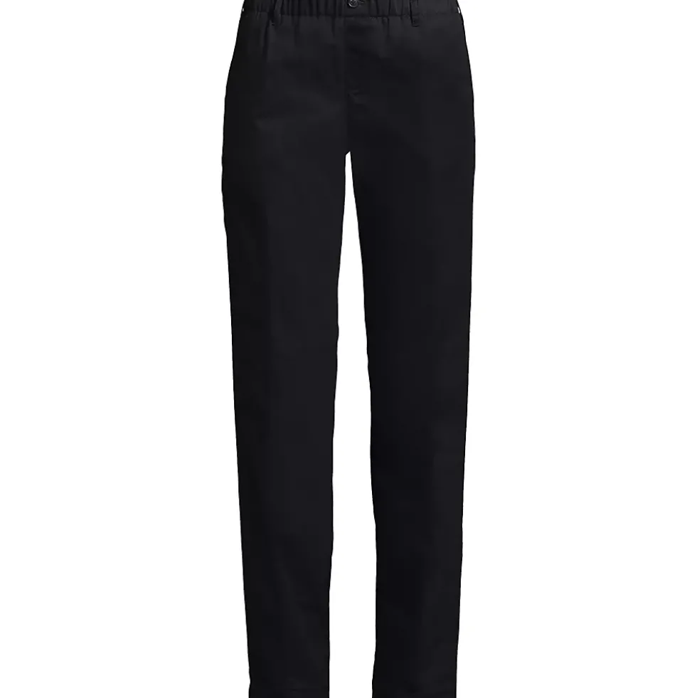 Women's Elastic Waist Pull-On Chino Pants
