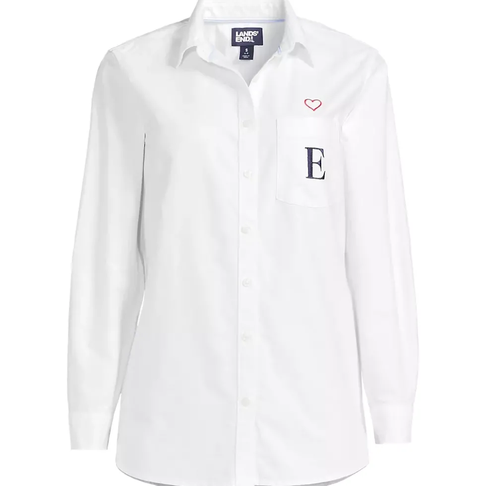 Women's Embroidered Oxford Shirt