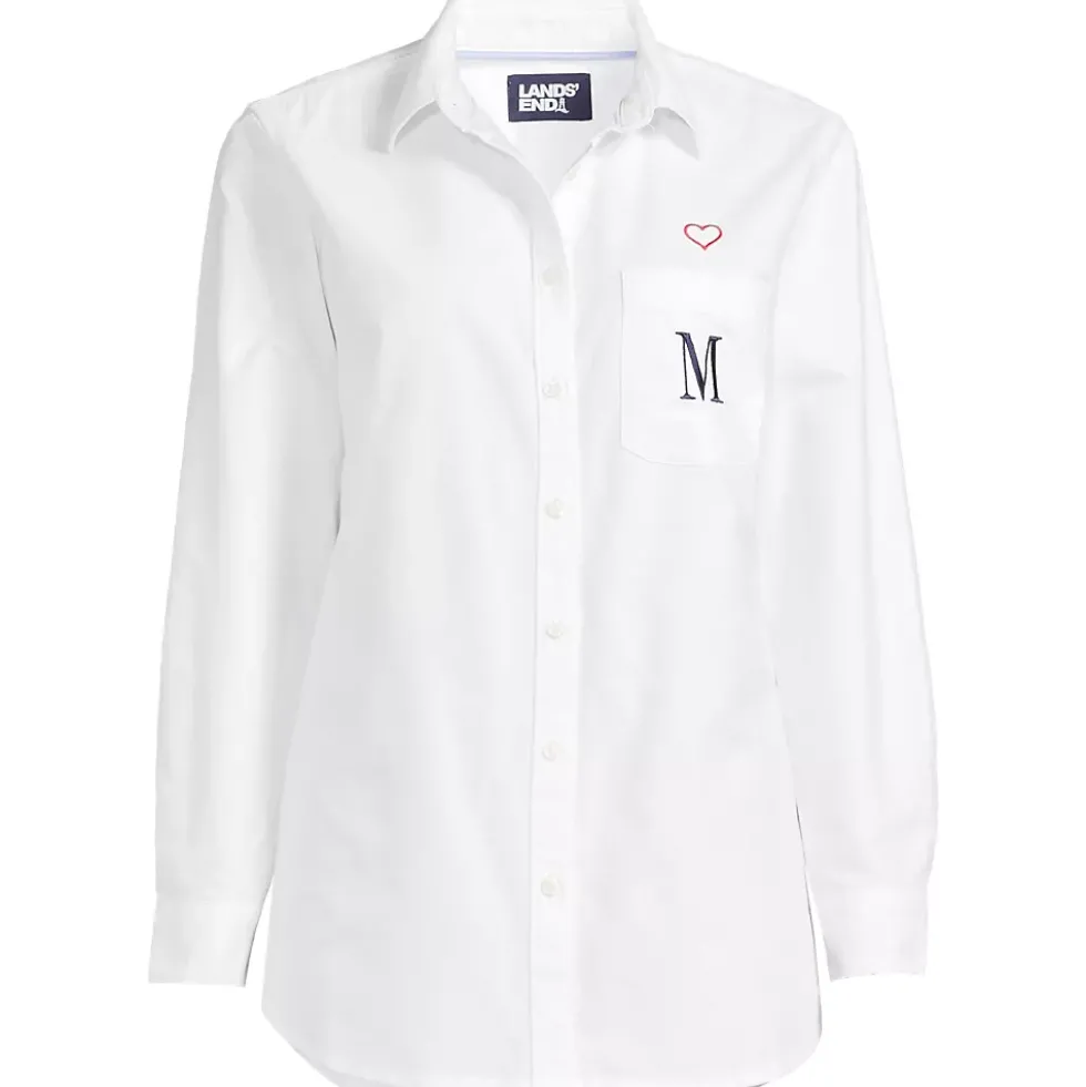 Women's Embroidered Oxford Shirt