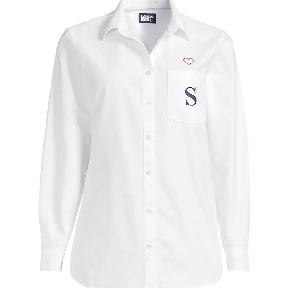 Women's Embroidered Oxford Shirt