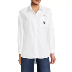 Women's Embroidered Oxford Shirt