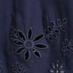 Women's Embroidered Peplum Top