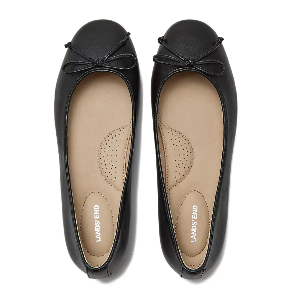 Women's Essential Leather Ballet Flats