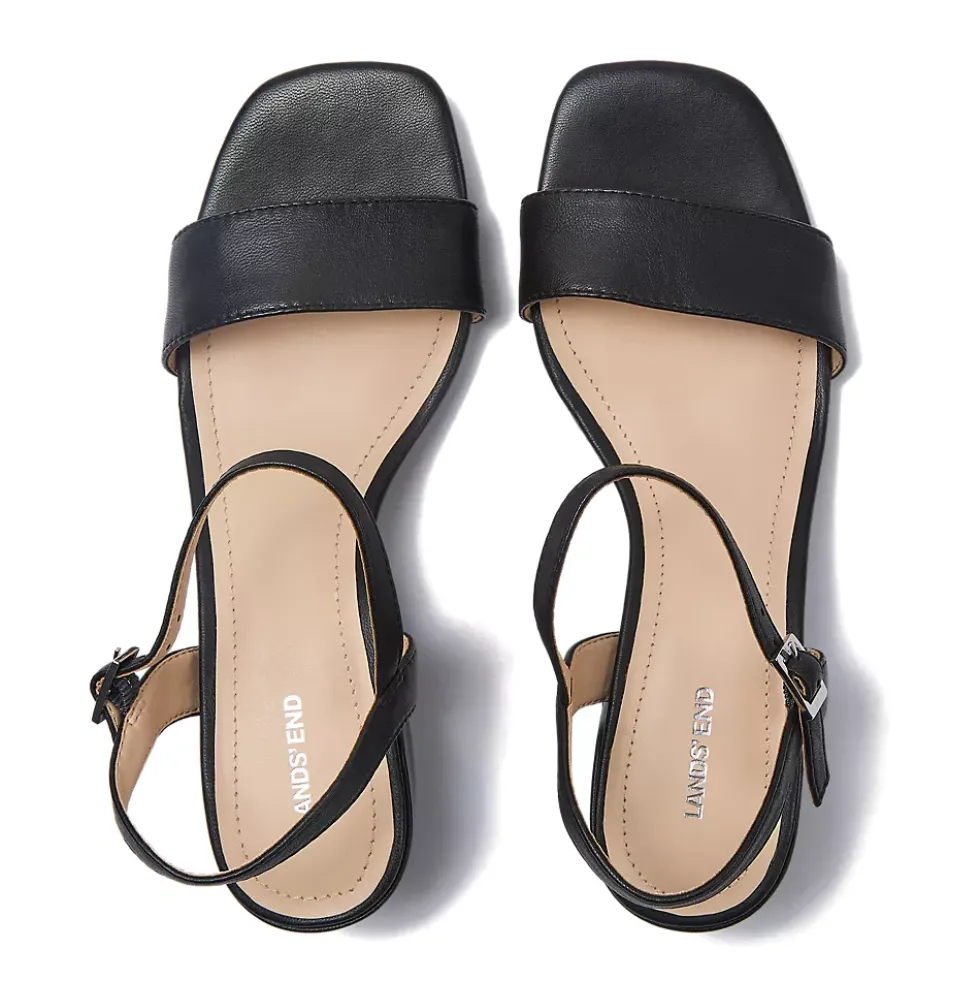 Women's Essential Leather Block Heels