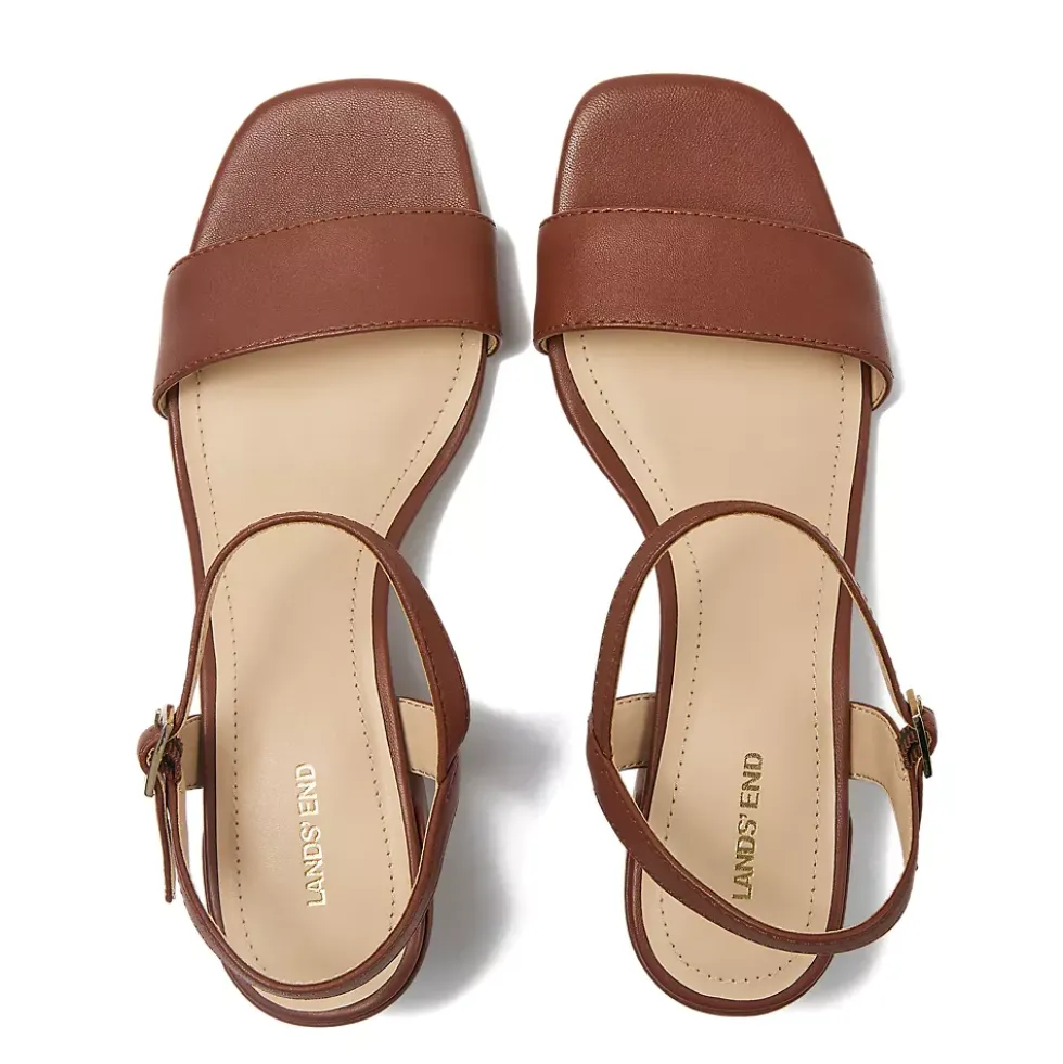 Women's Essential Leather Block Heels