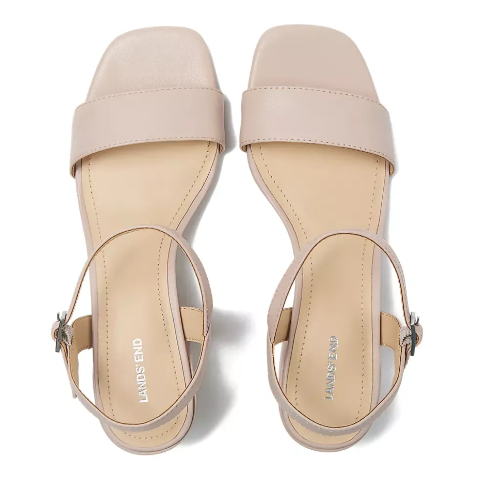Women's Essential Leather Block Heels