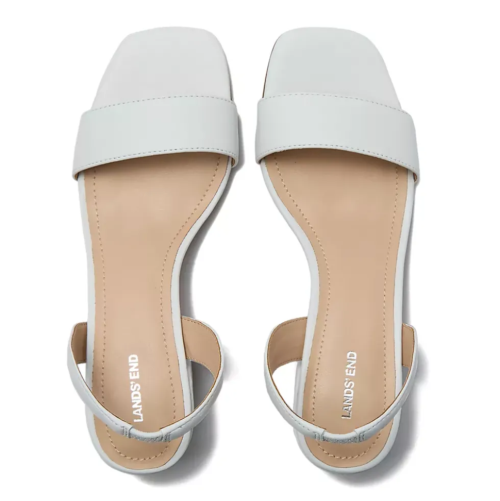Women's Essential Leather Block Heel Sandals