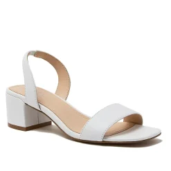 Women's Essential Leather Block Heel Sandals