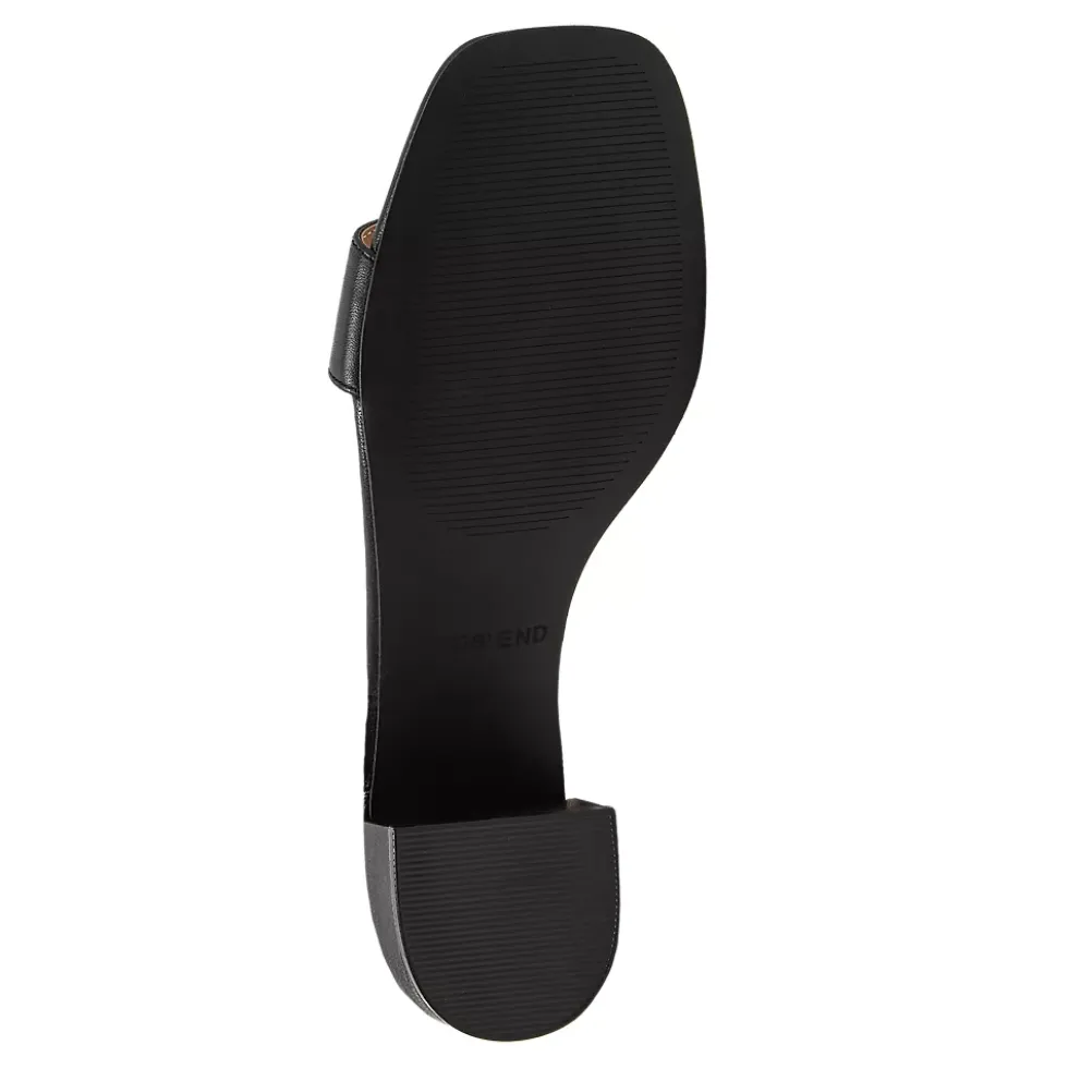 Women's Essential Leather Block Heel Sandals