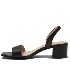 Women's Essential Leather Block Heel Sandals