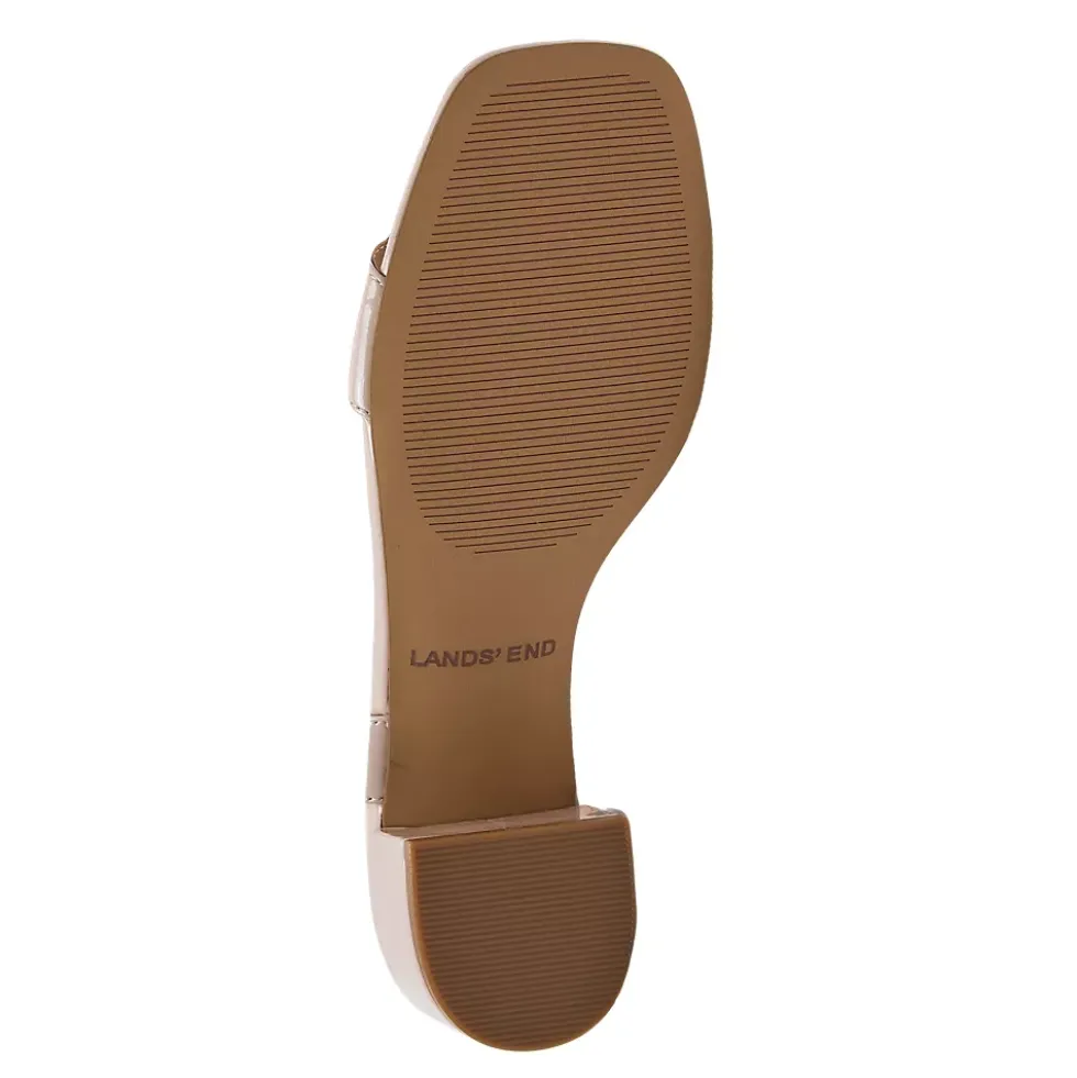 Women's Essential Leather Block Heel Sandals
