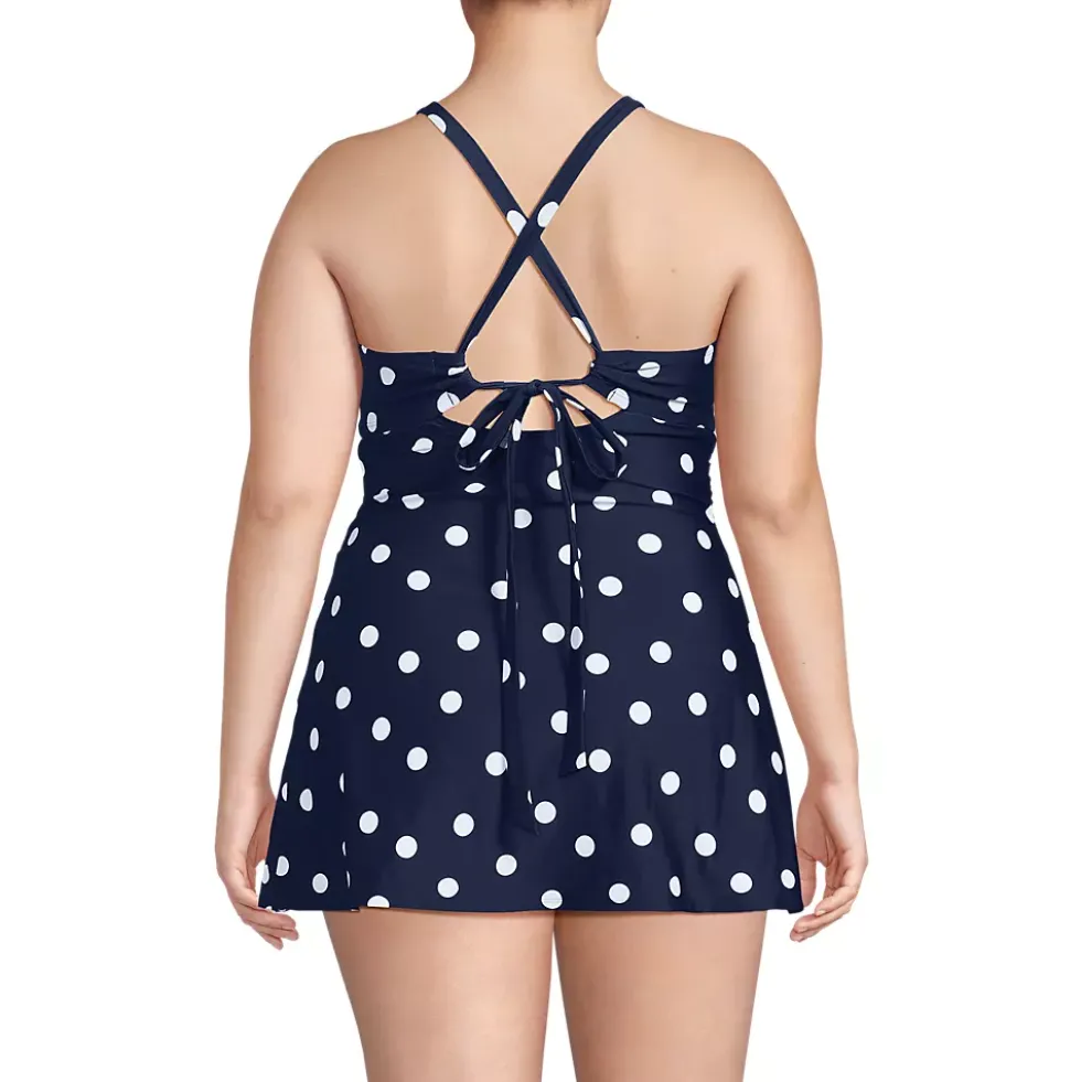 Women's Essential Tie Back Ruched Dresskini Top