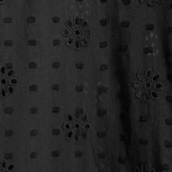 Women's Eyelet Button Down Maxi Cover-up Dress
