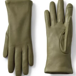 Women's EZ Touch Screen Cashmere Lined Leather Gloves