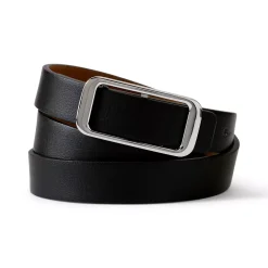Women's Faux Leather Classic Skinny Belt Set