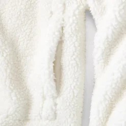 Women's Faux Shearling Zip Front Fleece Jacket
