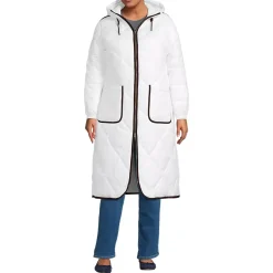 Women's FeatherFree Insulated Diamond Quilted Maxi Coat