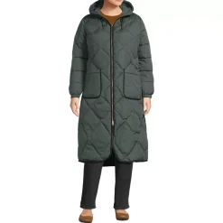 Women's FeatherFree Insulated Diamond Quilted Maxi Coat