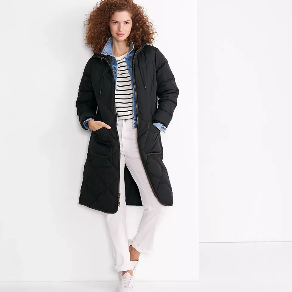 Women's FeatherFree Insulated Diamond Quilted Maxi Coat