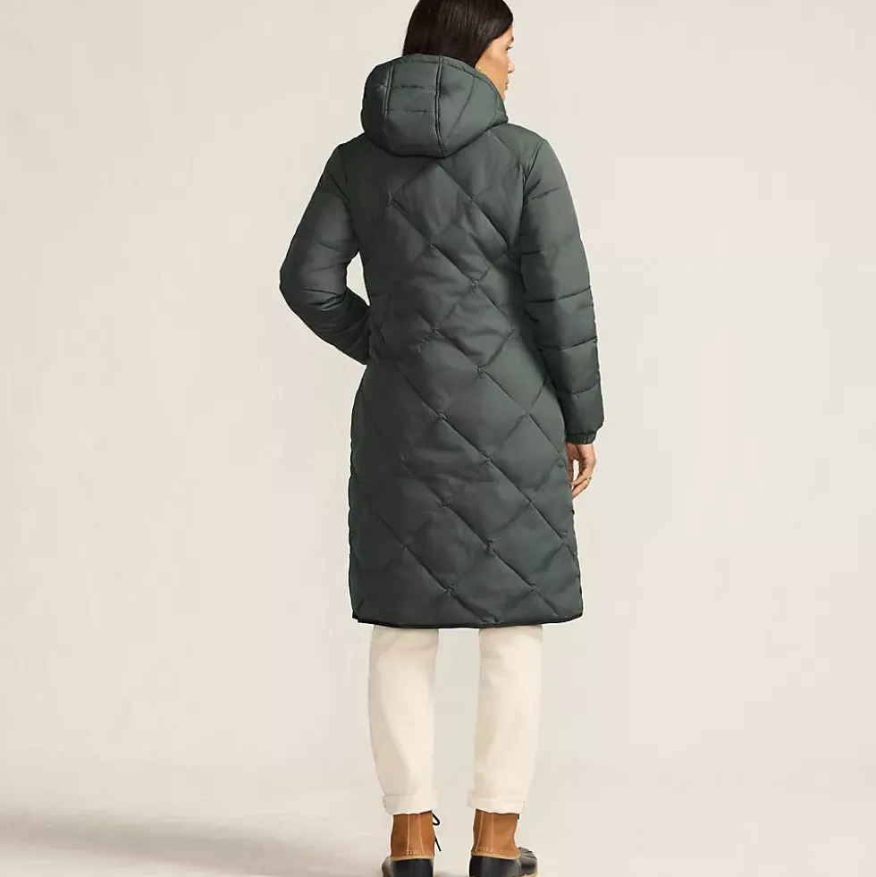 Women's FeatherFree Insulated Diamond Quilted Maxi Coat