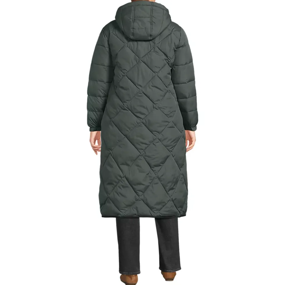 Women's FeatherFree Insulated Diamond Quilted Maxi Coat