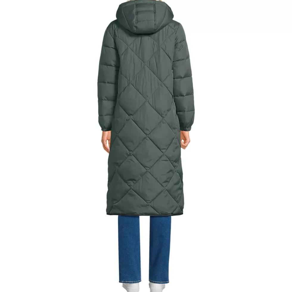 Women's FeatherFree Insulated Diamond Quilted Maxi Coat