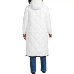 Women's FeatherFree Insulated Diamond Quilted Maxi Coat