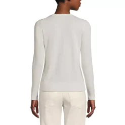 Women's Fine Gauge Cotton Cardigan Sweater