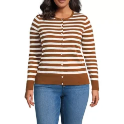 Women's Fine Gauge Cotton Cardigan Sweater