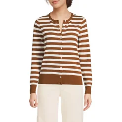 Women's Fine Gauge Cotton Cardigan Sweater