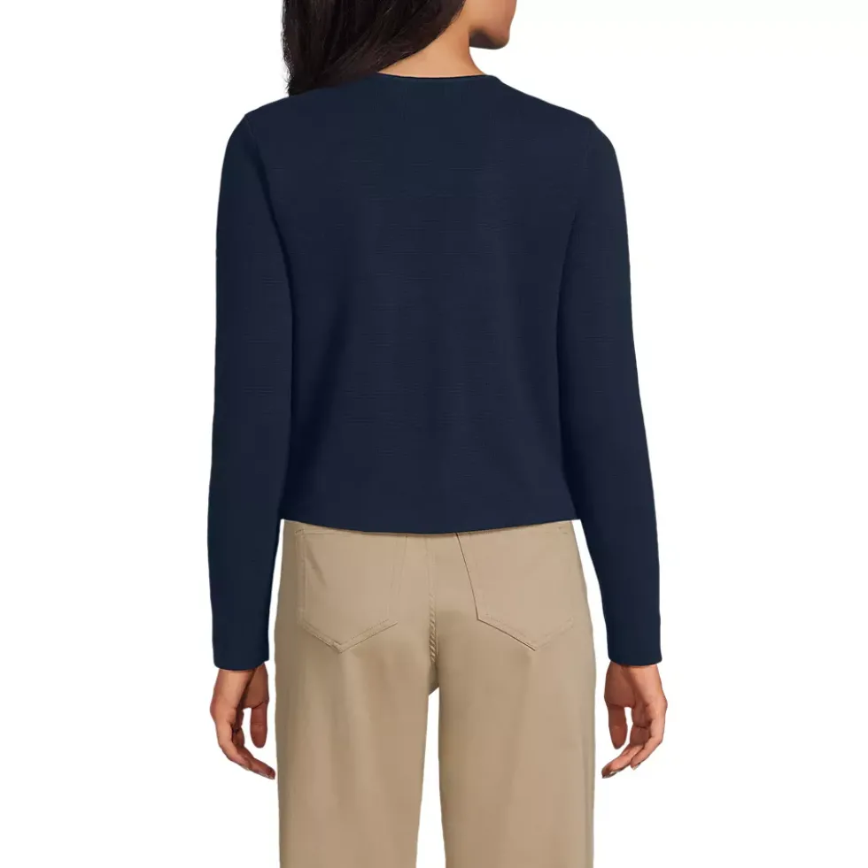Women's Fine Gauge Cotton Milano Blazer Sweater