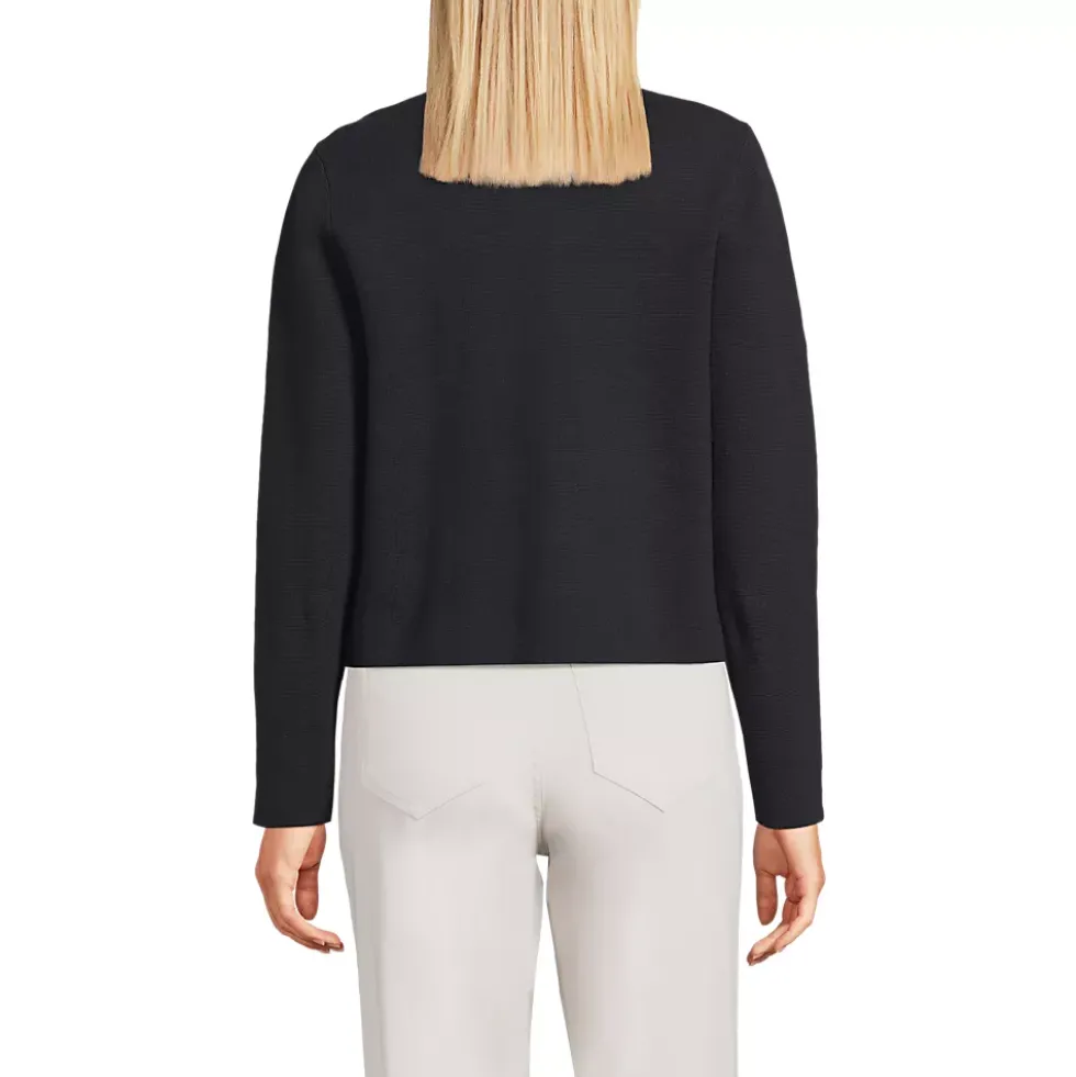 Women's Fine Gauge Cotton Milano Blazer Sweater