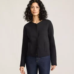 Women's Fine Gauge Cotton Milano Blazer Sweater