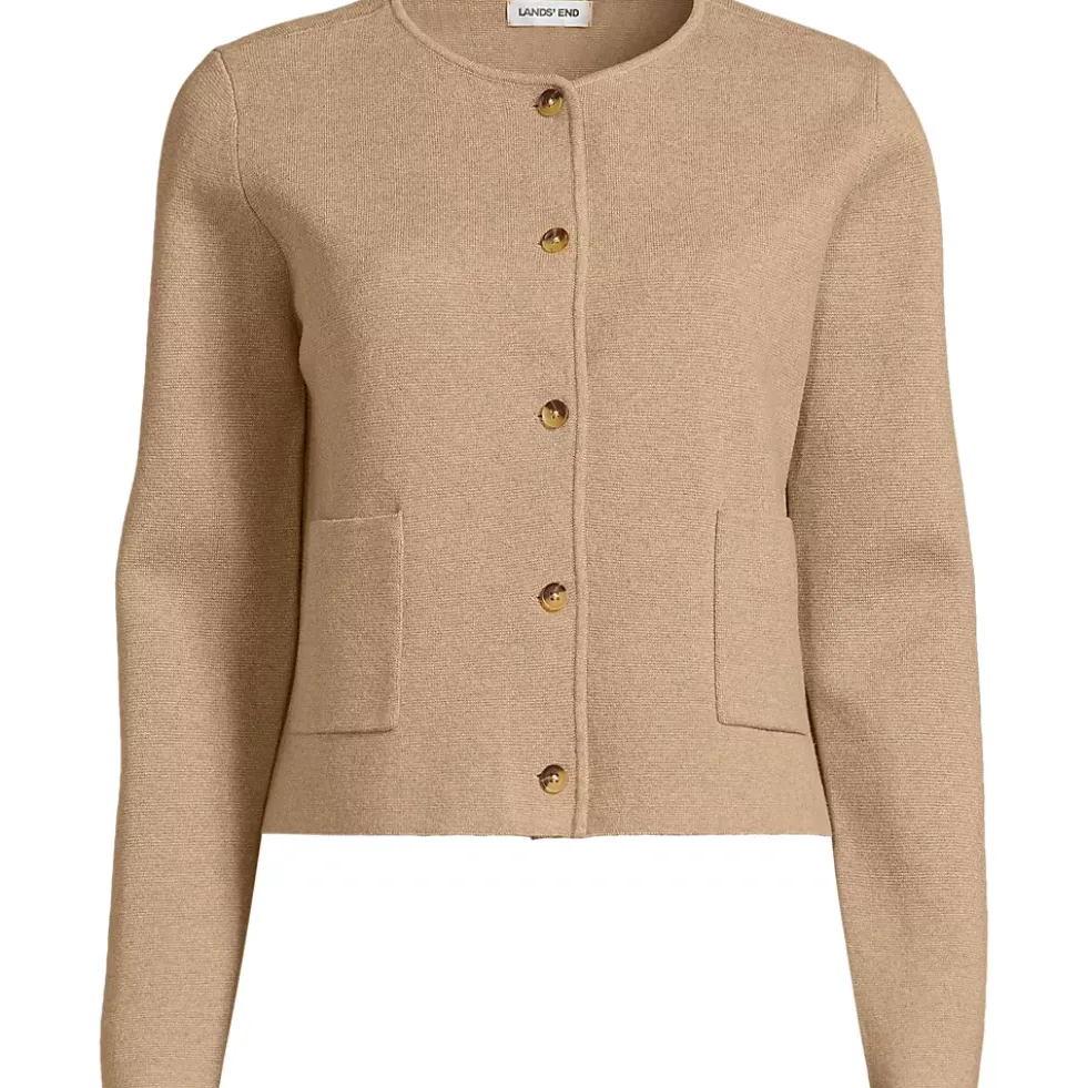 Women's Fine Gauge Cotton Milano Blazer Sweater