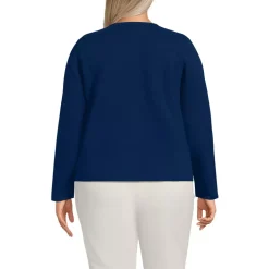 Women's Fine Gauge Cotton Milano Blazer Sweater