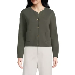 Women's Fine Gauge Cotton Milano Blazer Sweater