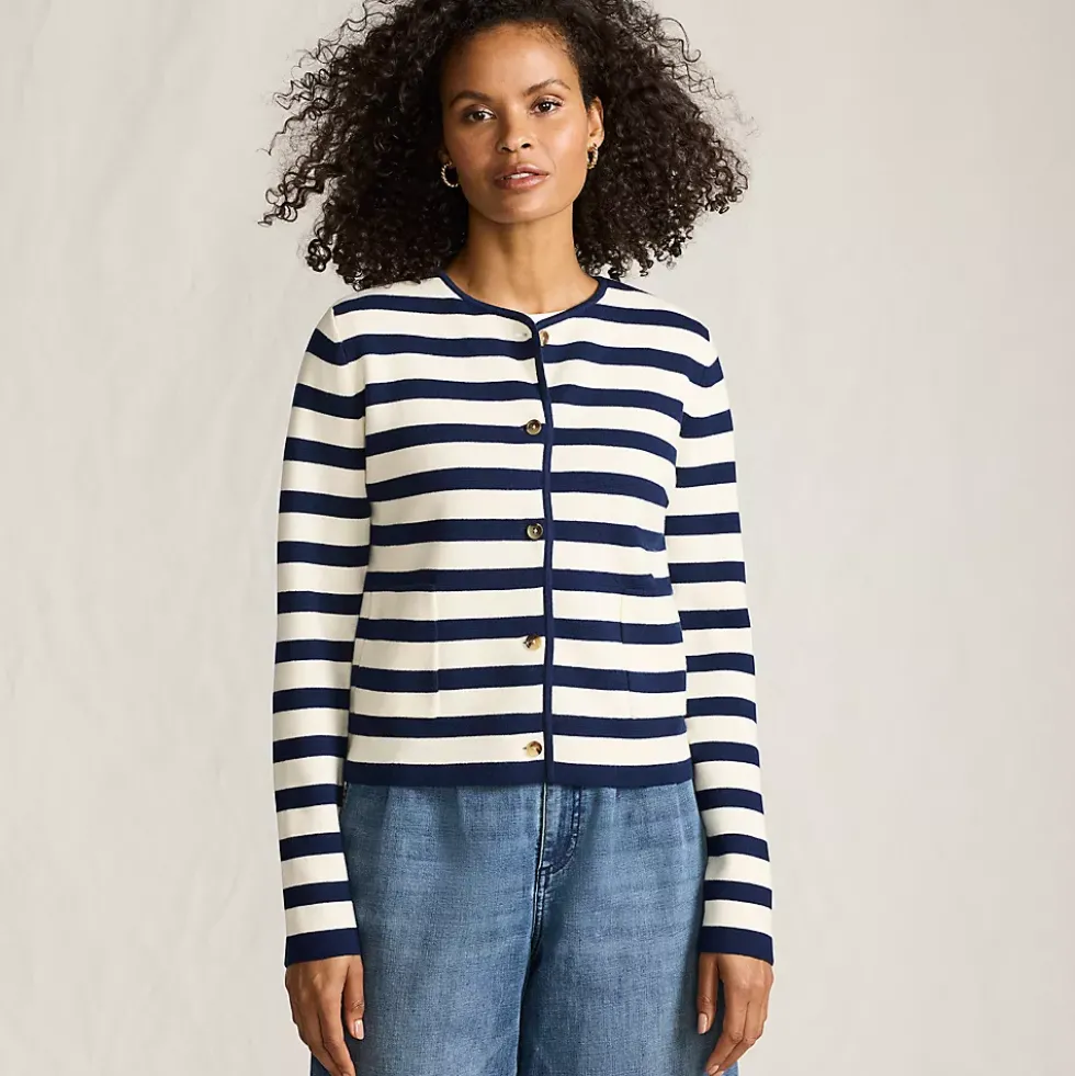 Women's Fine Gauge Cotton Milano Blazer Sweater