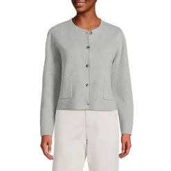 Women's Fine Gauge Cotton Milano Blazer Sweater