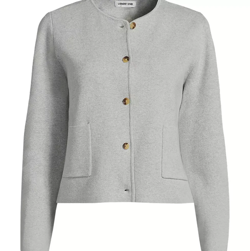 Women's Fine Gauge Cotton Milano Blazer Sweater