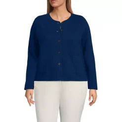 Women's Fine Gauge Cotton Milano Blazer Sweater