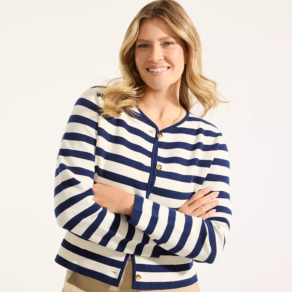 Women's Fine Gauge Cotton Milano Blazer Sweater