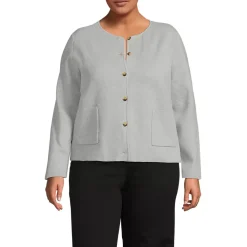 Women's Fine Gauge Cotton Milano Blazer Sweater