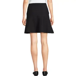 Women's Fine Gauge Cotton Sweater Above the Knee Circle Skirt