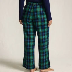 Women's Flannel Wide Leg Sleep Pants