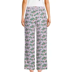 Women's Flannel Wide Leg Sleep Pants